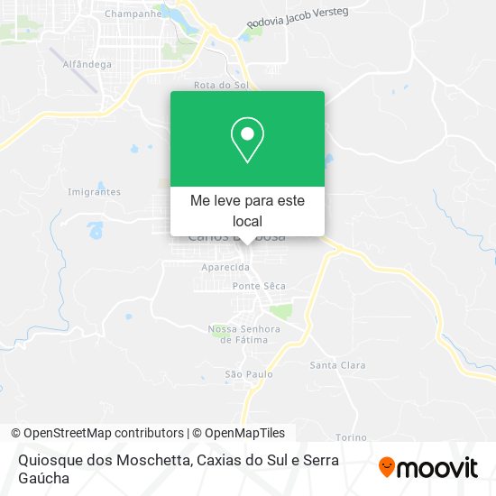 Quiosque dos Moschetta mapa