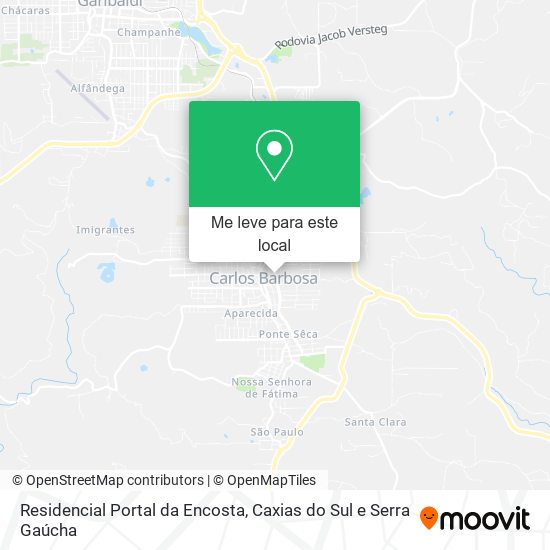 Residencial Portal da Encosta mapa