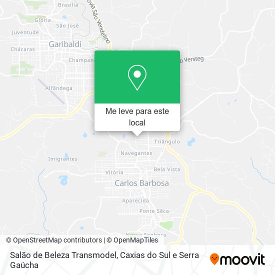 Salão de Beleza Transmodel mapa