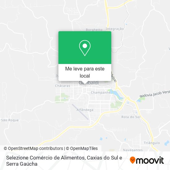 Selezione Comércio de Alimentos mapa