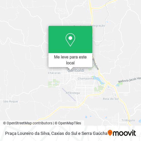 Praça Loureiro da Silva mapa