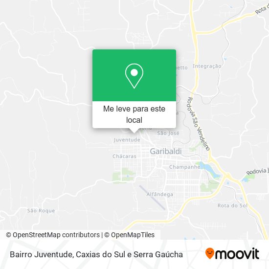 Bairro Juventude mapa