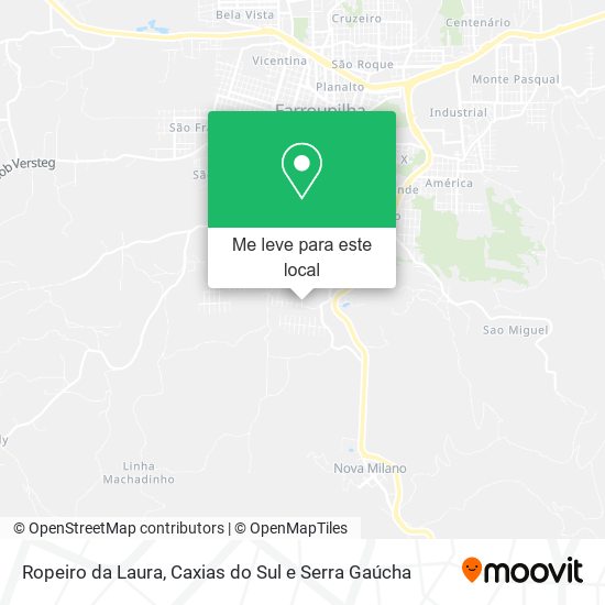 Ropeiro da Laura mapa