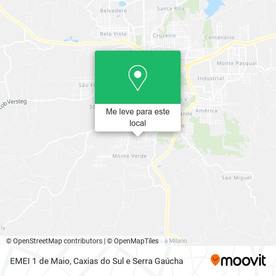 EMEI 1 de Maio mapa