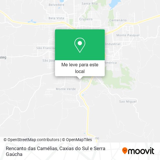Rencanto das Camélias mapa