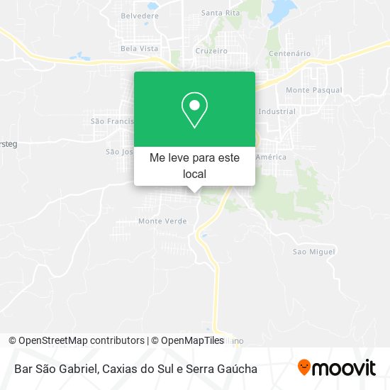 Bar São Gabriel mapa