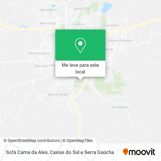 Sofá Cama da Ales mapa