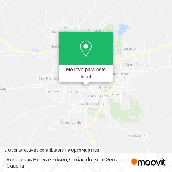 Autopecas Peres e Frison mapa