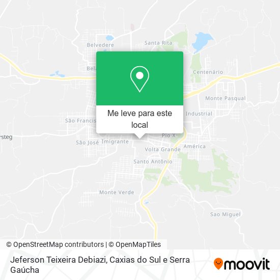 Jeferson Teixeira Debiazi mapa