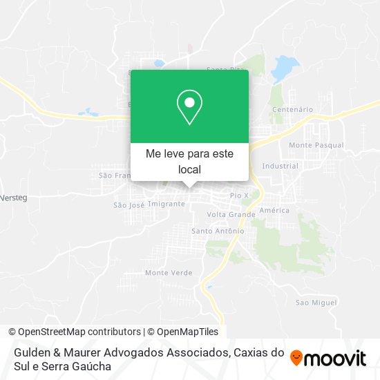 Gulden & Maurer Advogados Associados mapa