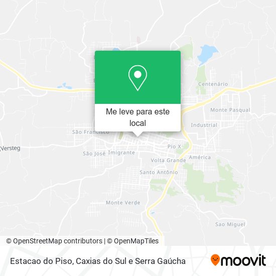 Estacao do Piso mapa