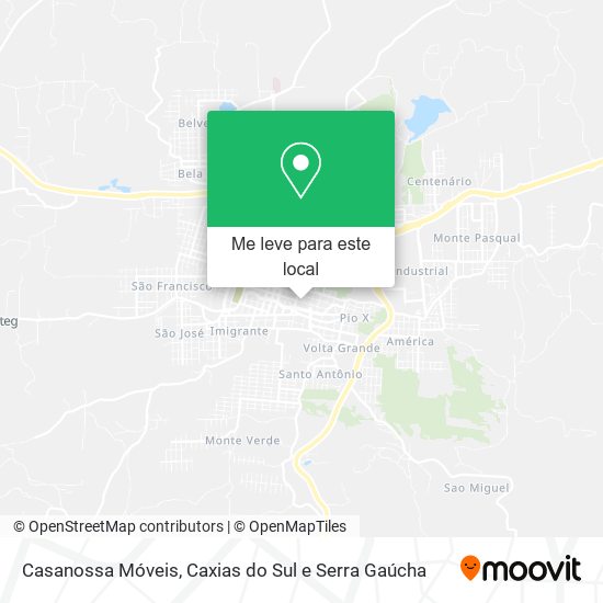 Casanossa Móveis mapa