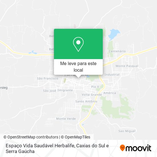 Espaço Vida Saudável Herbalife mapa