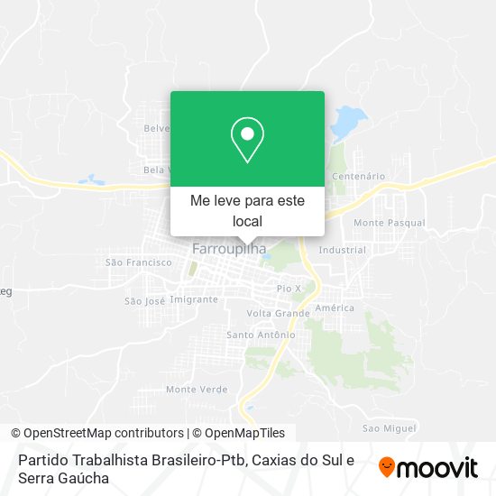 Partido Trabalhista Brasileiro-Ptb mapa
