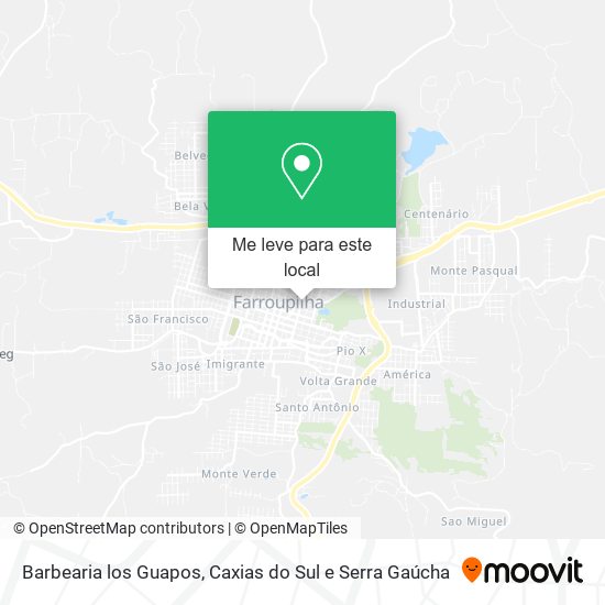 Barbearia los Guapos mapa