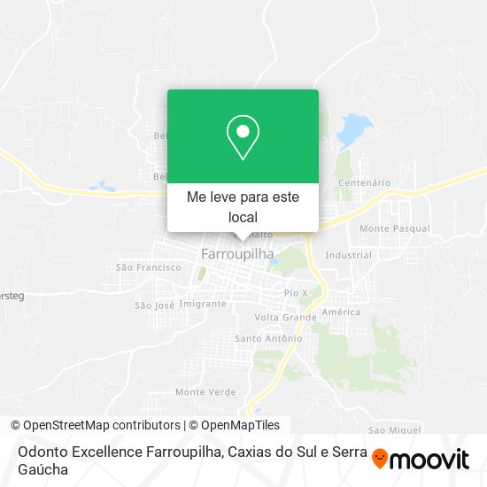 Odonto Excellence Farroupilha mapa