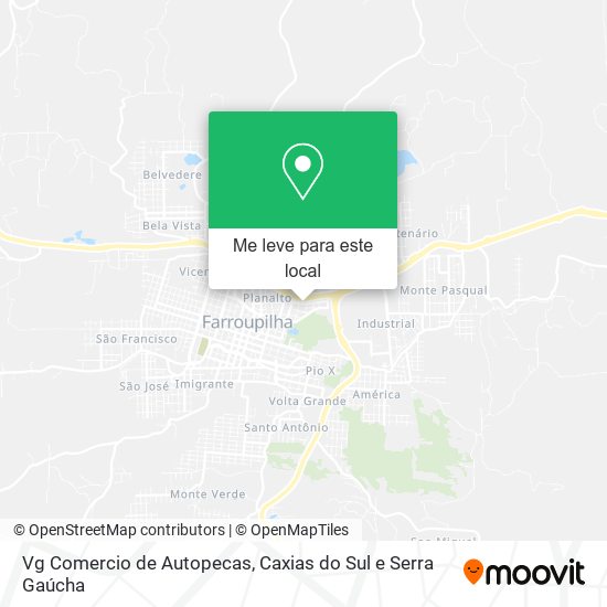 Vg Comercio de Autopecas mapa