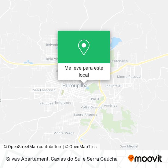 Silva's Apartament mapa