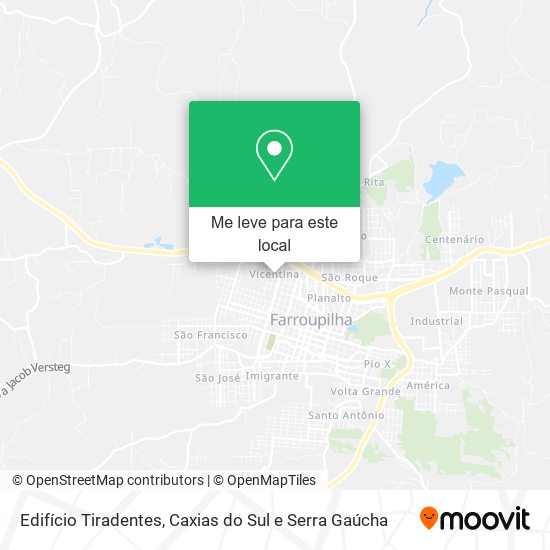 Edifício Tiradentes mapa