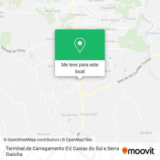 Terminal de Carregamento EV mapa