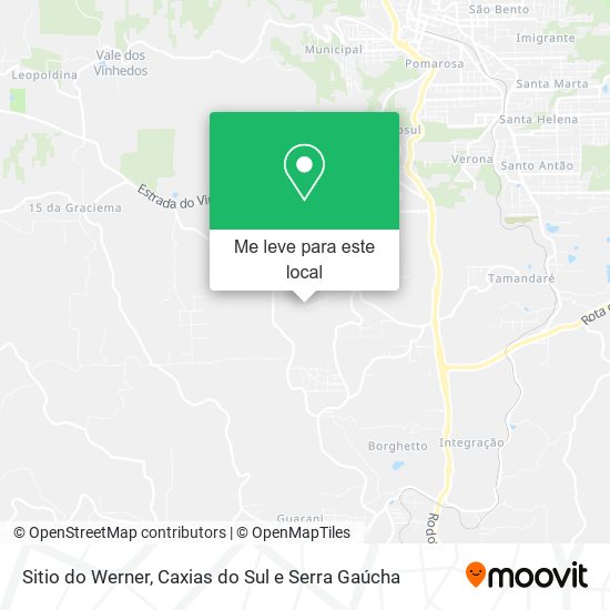 Sitio do Werner mapa