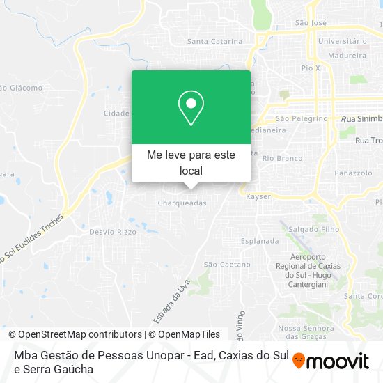 Mba Gestão de Pessoas Unopar - Ead mapa