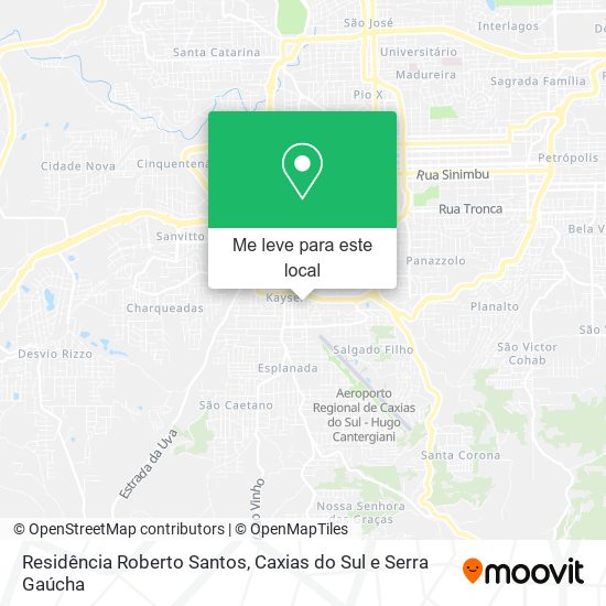 Residência Roberto Santos mapa