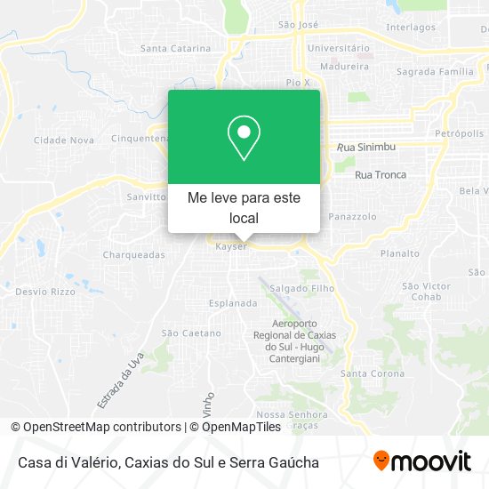 Casa di Valério mapa