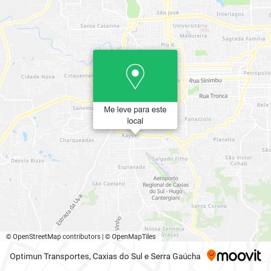 Optimun Transportes mapa