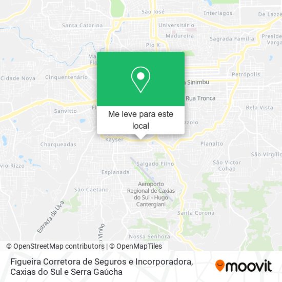 Figueira Corretora de Seguros e Incorporadora mapa