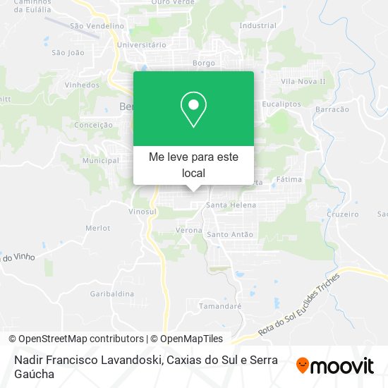 Nadir Francisco Lavandoski mapa