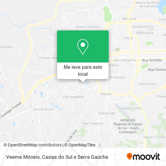 Veeme Móveis mapa