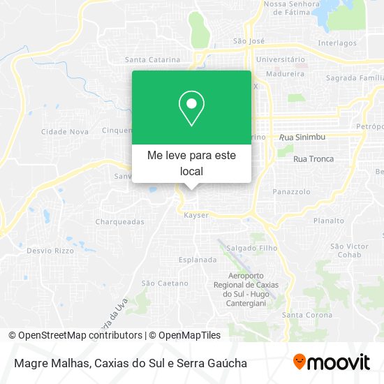 Magre Malhas mapa