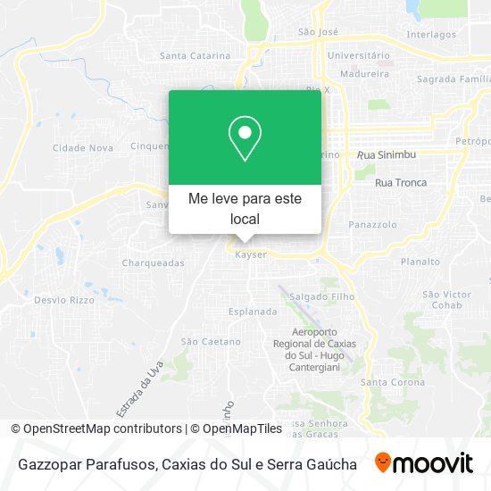 Gazzopar Parafusos mapa
