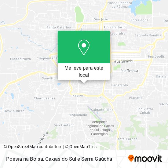 Poesia na Bolsa mapa