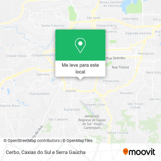Cerbo mapa