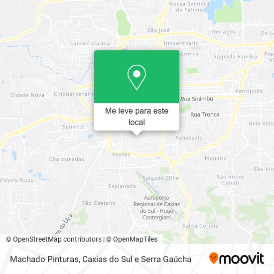 Machado Pinturas mapa