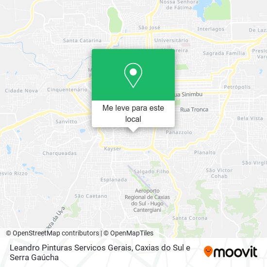 Leandro Pinturas Servicos Gerais mapa
