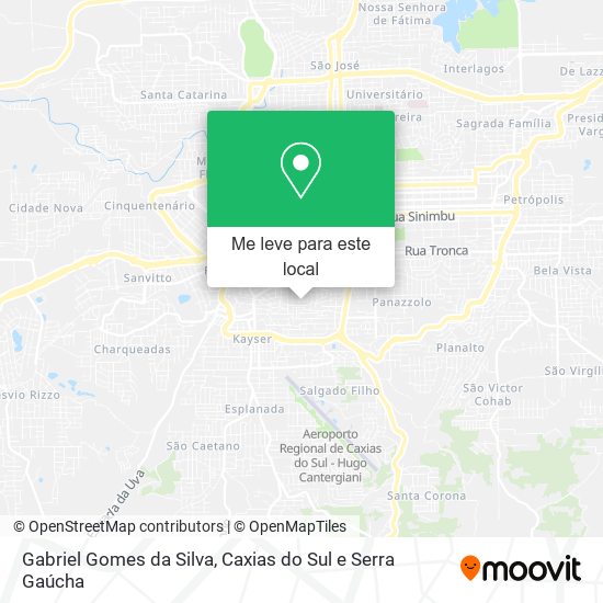 Gabriel Gomes da Silva mapa
