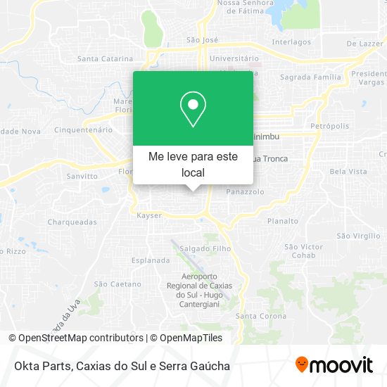 Okta Parts mapa