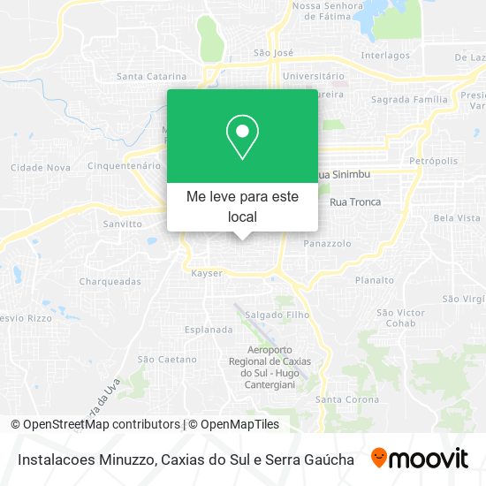 Instalacoes Minuzzo mapa