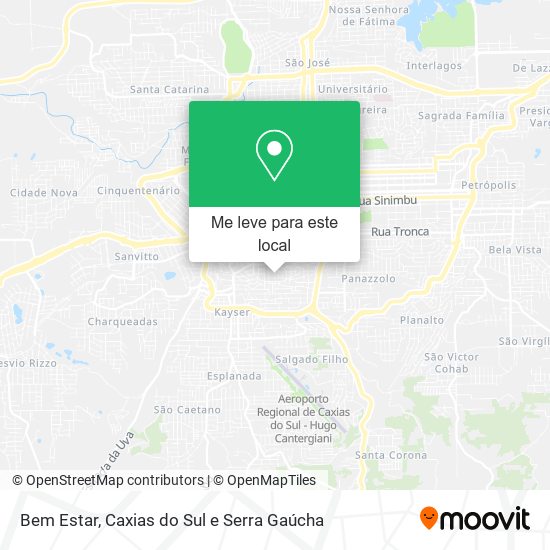 Bem Estar mapa