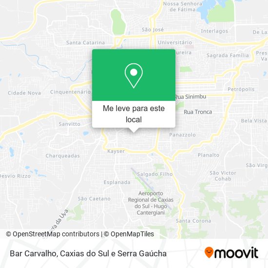 Bar Carvalho mapa