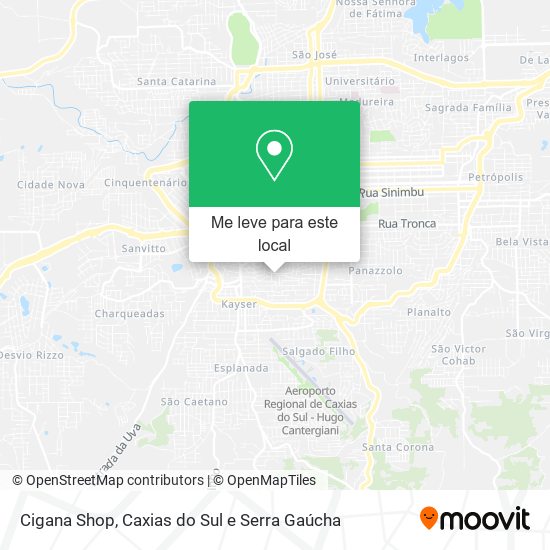Cigana Shop mapa