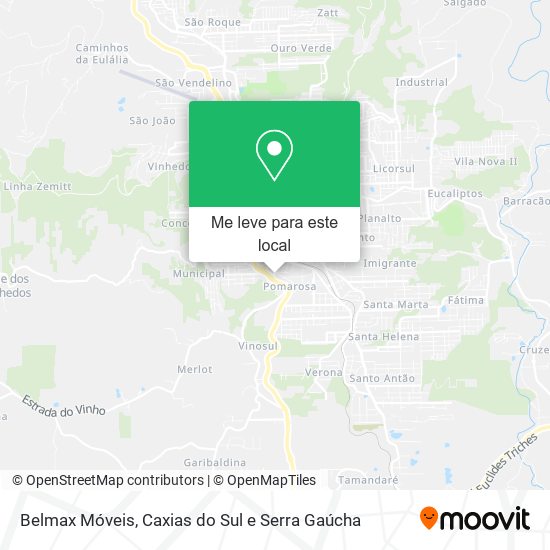 Belmax Móveis mapa