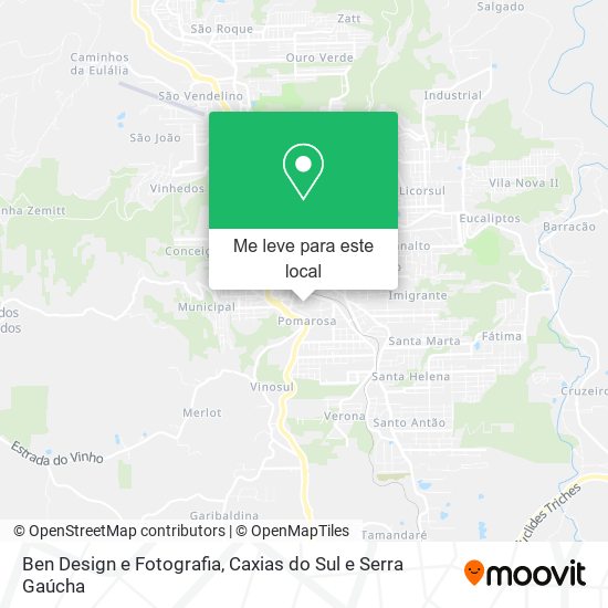 Ben Design e Fotografia mapa
