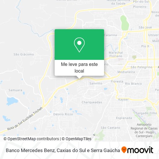 Banco Mercedes Benz mapa