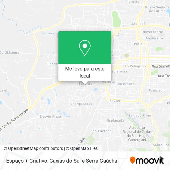 Espaço + Criativo mapa