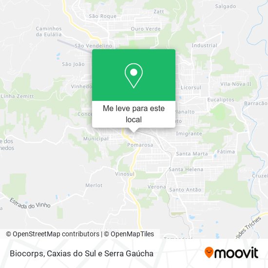 Biocorps mapa