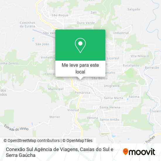 Conexão Sul Agência de Viagens mapa